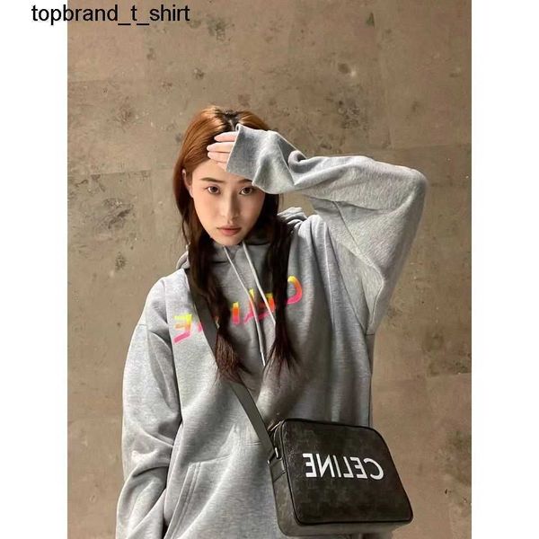 men's hoodies sweatshirts designer ce winter new rainbow letter printed hoodie women's loose streetwear hoodie, Black
men's hoodies sweatshirts designer ce winter new rainbow letter printed hoodie women's loose streetwear hoodie, Black