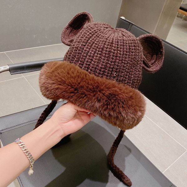 designers hat luxurys trapper hats couple hat plush warm rabbit ears design christmas gift casual fashion temperament hundred cap lovely ver, Blue;gray
designers hat luxurys trapper hats couple hat plush warm rabbit ears design christmas gift casual fashion temperament hundred cap lovely ver, Blue;gray