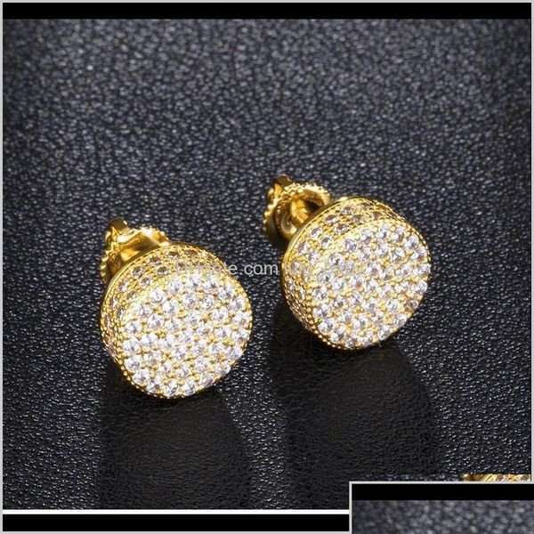 stud dz mens hip hop iced out micro paved cz round earrings for male party jewelry brincos cgtix hbprt drop delivery otyv8, Golden;silver
stud dz mens hip hop iced out micro paved cz round earrings for male party jewelry brincos cgtix hbprt drop delivery otyv8, Golden;silver