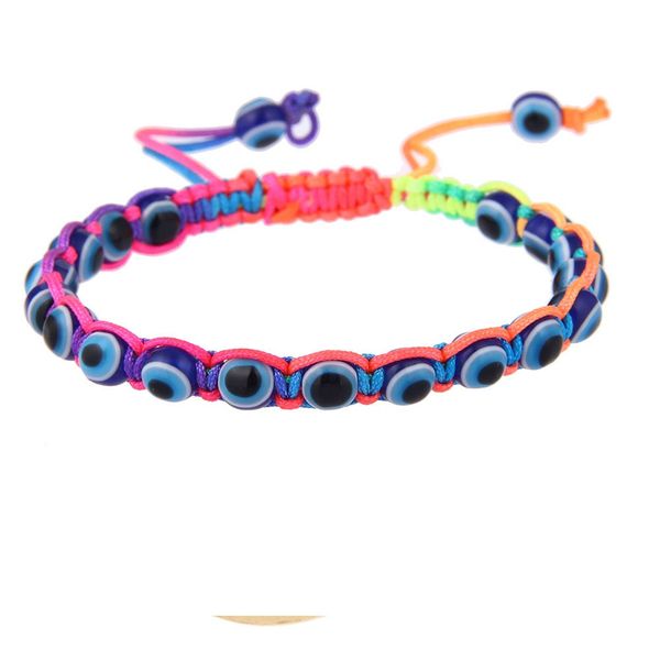 rainbow turkish evil blue eye beads bracelet braided rope chain colorful beads bracelets for women handmade jewelry gifts, Golden;silver
rainbow turkish evil blue eye beads bracelet braided rope chain colorful beads bracelets for women handmade jewelry gifts, Golden;silver