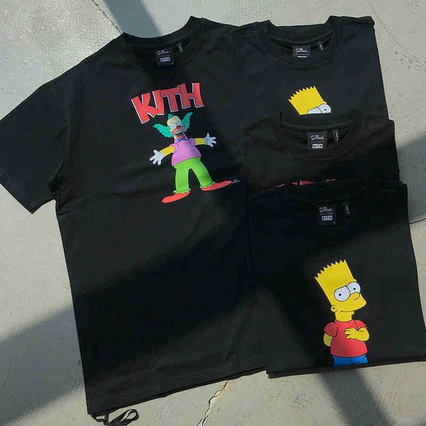 men's t-shirt s fashion brand kith co branded animation simpsons a printed short sleeve 7fs8, White;black
men's t-shirt s fashion brand kith co branded animation simpsons a printed short sleeve 7fs8, White;black