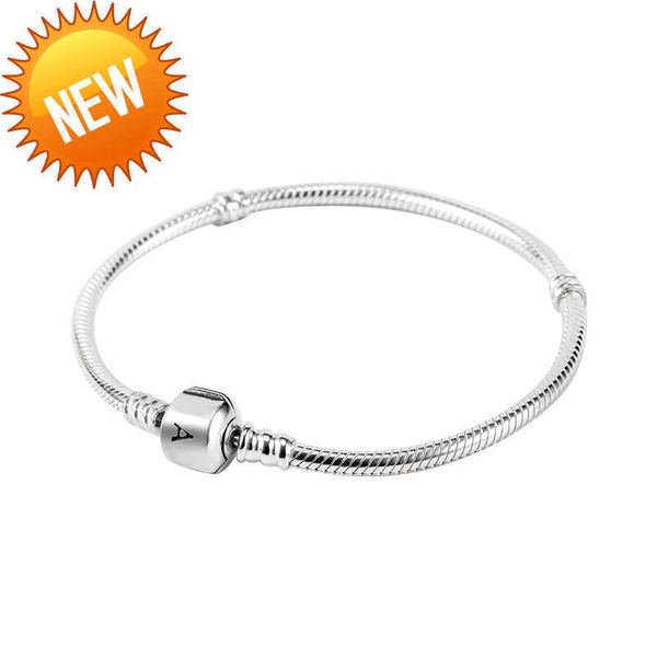 wholesale 925 sterling silver bracelets 3mm snake chain fit pandora charm bead bangle bracelet diy jewelry gift for men women, Golden;silver
wholesale 925 sterling silver bracelets 3mm snake chain fit pandora charm bead bangle bracelet diy jewelry gift for men women, Golden;silver