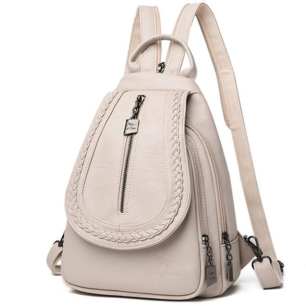 women leather backpacks zipper female chest bag sac a dos travel back pack ladies bagpack mochilas school bags for teenage girls y201222624
women leather backpacks zipper female chest bag sac a dos travel back pack ladies bagpack mochilas school bags for teenage girls y201222624