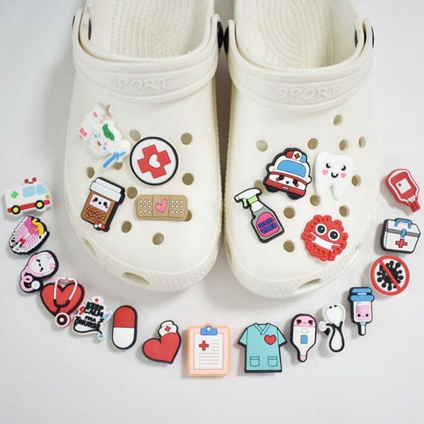 doctor tool croc charms shoe clog decorations charm buckle bracelets wristband buttons brithday gift for children, White;pink
doctor tool croc charms shoe clog decorations charm buckle bracelets wristband buttons brithday gift for children, White;pink