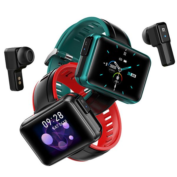 t91 two-in-one sports tws smart watch with earphones bluetooth calling heart rate health monitoring t91 two-in-one sports tws smart watch with earphones bluetooth calling heart rate health monitoring