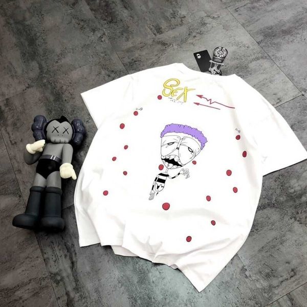 correct short sleeve female cioxin funny cartoon graffiti age reduction os lower body missing couple printed t-shirt, White;black
correct short sleeve female cioxin funny cartoon graffiti age reduction os lower body missing couple printed t-shirt, White;black