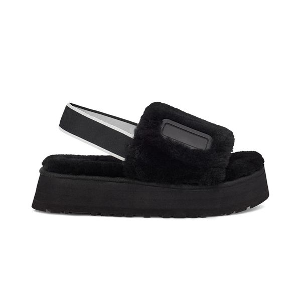 2022 womens disco slide slipper sling back sandals women winter fur wool shoes plushy soft slippers platform shearling sherpa mule booties s, Black
2022 womens disco slide slipper sling back sandals women winter fur wool shoes plushy soft slippers platform shearling sherpa mule booties s, Black