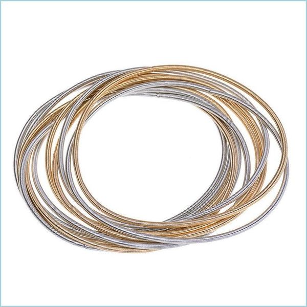 charm bracelets fashionable stretch metal charm bracelets sets steel wire tightened screw opening spring chain bracelet for l dhqpf, Golden;silver
charm bracelets fashionable stretch metal charm bracelets sets steel wire tightened screw opening spring chain bracelet for l dhqpf, Golden;silver