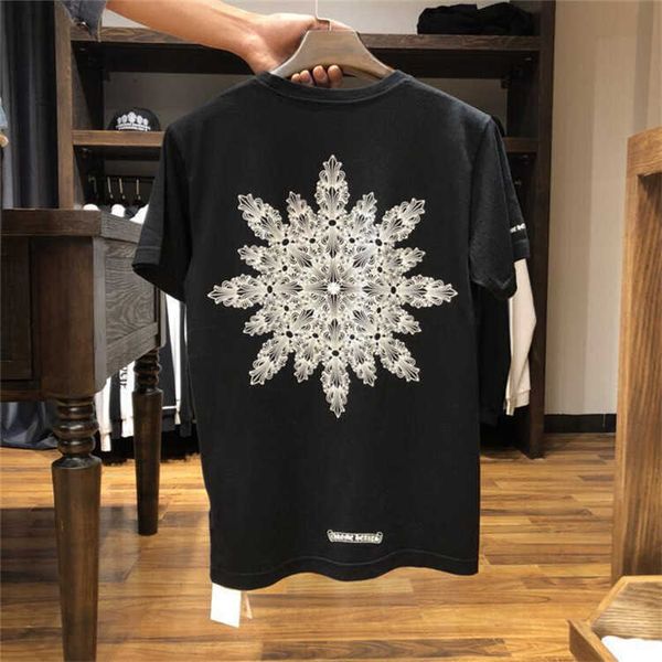 hearts brand chiome ch cioxin horseshoe snowflake sanskrit letter round neck men's and women's loose short sleeve t-shirt, White;black
hearts brand chiome ch cioxin horseshoe snowflake sanskrit letter round neck men's and women's loose short sleeve t-shirt, White;black
