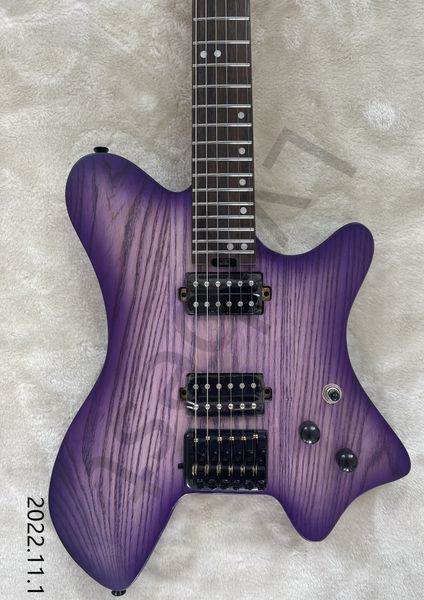 in stocking headless electric guitar 6 strings traveler or 24 fret guitar ash body with purple color maple neck rosewood
in stocking headless electric guitar 6 strings traveler or 24 fret guitar ash body with purple color maple neck rosewood