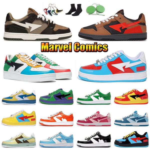 bapestas sk8 sta nostalgic running shoes men women baped bapesta designer platform shoe vintage camo black white green orange trainers sport
bapestas sk8 sta nostalgic running shoes men women baped bapesta designer platform shoe vintage camo black white green orange trainers sport