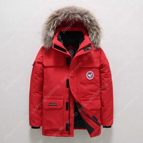 down down jacket jackets winter canada outdoor thickening europe and the goose men's long windproof cotton clothing cold hooded for wom, Black
down down jacket jackets winter canada outdoor thickening europe and the goose men's long windproof cotton clothing cold hooded for wom, Black
