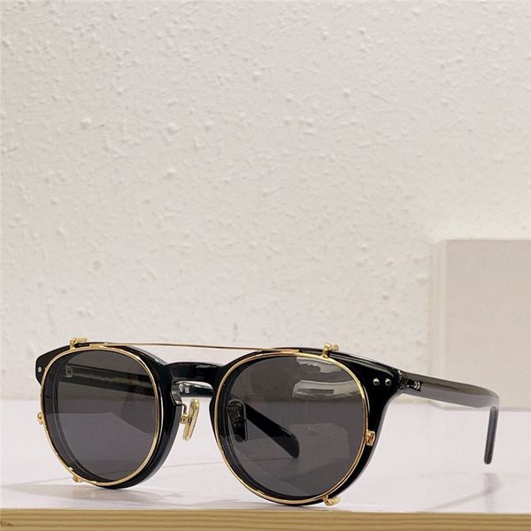 new fashion design sunglasses 4s210 round acetate frame transparent optical lenses & solar clip-on lenses can be the eye from uv rays and th, White;black
new fashion design sunglasses 4s210 round acetate frame transparent optical lenses & solar clip-on lenses can be the eye from uv rays and th, White;black