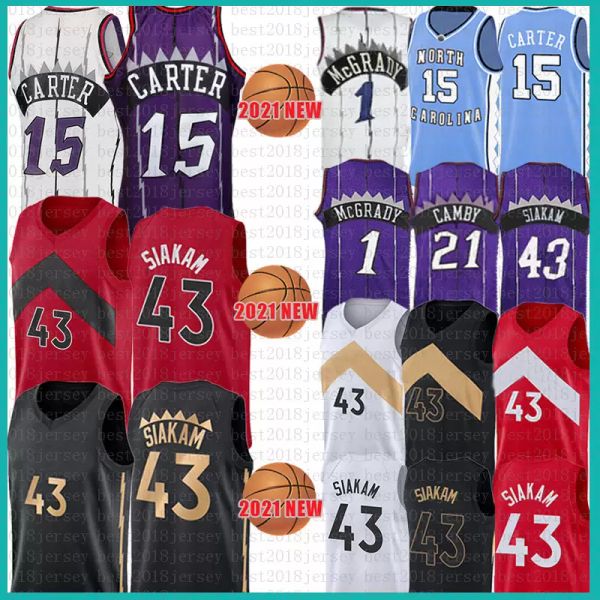 men youth kids vince carter pascal siakam basketball jersey 15 43 tracy mcgrady marcus shirts 1 21 north carolina state university ncaa vint, Black;red
men youth kids vince carter pascal siakam basketball jersey 15 43 tracy mcgrady marcus shirts 1 21 north carolina state university ncaa vint, Black;red