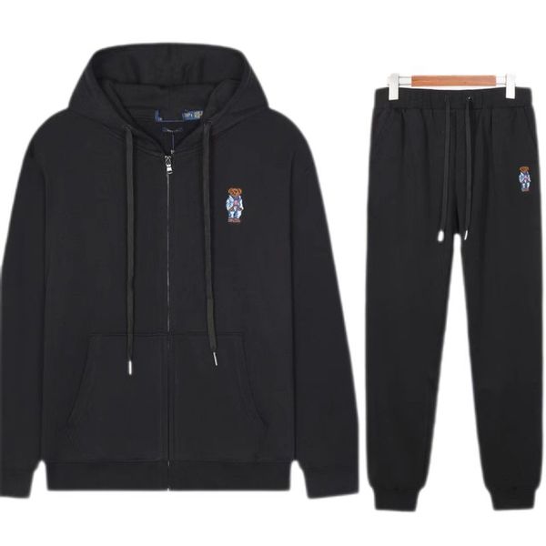 wholesale 2022 men's hoodies winter new polos high end casual fashion men's bear embroidery hooded zipper set 100% cotton s-2xl, Black
wholesale 2022 men's hoodies winter new polos high end casual fashion men's bear embroidery hooded zipper set 100% cotton s-2xl, Black