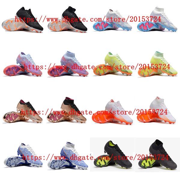 2022 mens soccer shoes zoomes mercurial superfly ix elite fg cleats football boots white/black tacos de futbol
2022 mens soccer shoes zoomes mercurial superfly ix elite fg cleats football boots white/black tacos de futbol