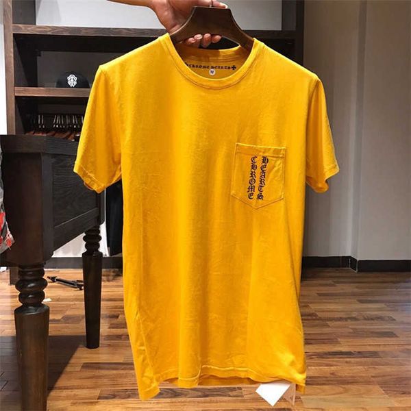 hearts brand chiome ch sanskrit letter print yellow half sleeve shirt loose short sleeve t-shirt, White;black
hearts brand chiome ch sanskrit letter print yellow half sleeve shirt loose short sleeve t-shirt, White;black