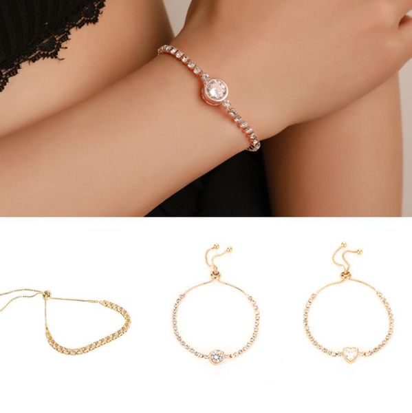korean fashion rhinestone zircon flowers bracelet for women adjustable female wedding party bracelets jewelry, Golden;silver
korean fashion rhinestone zircon flowers bracelet for women adjustable female wedding party bracelets jewelry, Golden;silver