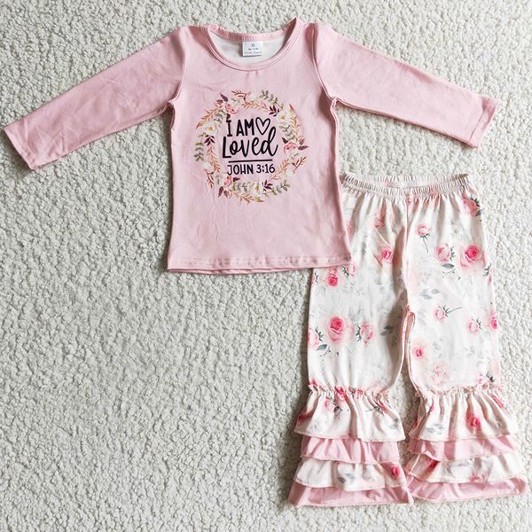 wholesae children clothing set long sleeve girls boutique outfits pink cute toddler baby girl clothes i am loved milk silk kids outfit, White
wholesae children clothing set long sleeve girls boutique outfits pink cute toddler baby girl clothes i am loved milk silk kids outfit, White