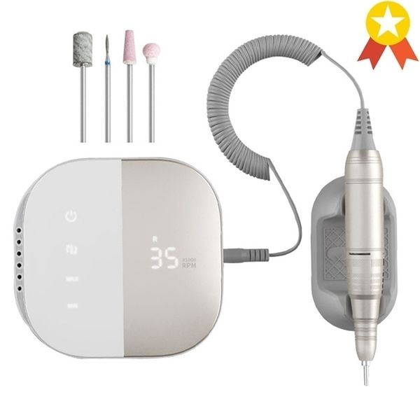 nail art equipment 35000 rpm electric drill machine file led display tools manicure bits polisher 221109, Silver
nail art equipment 35000 rpm electric drill machine file led display tools manicure bits polisher 221109, Silver