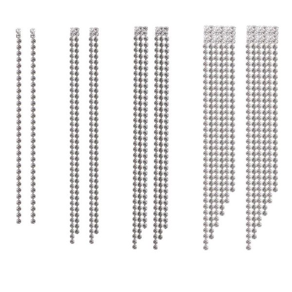 charm charm sier color rhinestone crystal long tassel earrings for women bridal drop dangling brincos wedding jewelry delivery dhavn, Golden
charm charm sier color rhinestone crystal long tassel earrings for women bridal drop dangling brincos wedding jewelry delivery dhavn, Golden
