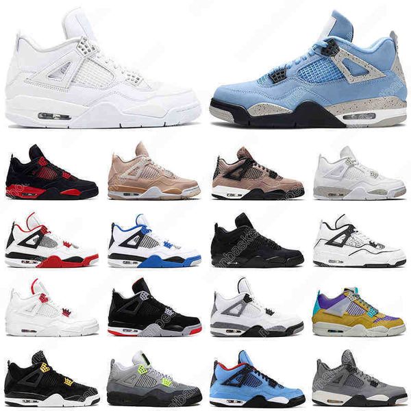 2022 4s basketball shoes 4 red thunder white oreo university blue taupe haze black cat metallic pack pure money womens mens
2022 4s basketball shoes 4 red thunder white oreo university blue taupe haze black cat metallic pack pure money womens mens