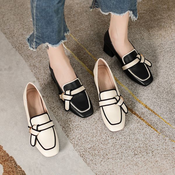 bowknot women's lefu shoes british style soft leather slip on lazy single shoes women 2023, Black
bowknot women's lefu shoes british style soft leather slip on lazy single shoes women 2023, Black