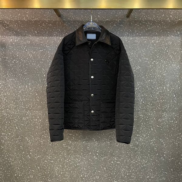 2022 new men's cotton jacket luxury brand design prism plaid nylon collar warm coat, Black;brown
2022 new men's cotton jacket luxury brand design prism plaid nylon collar warm coat, Black;brown