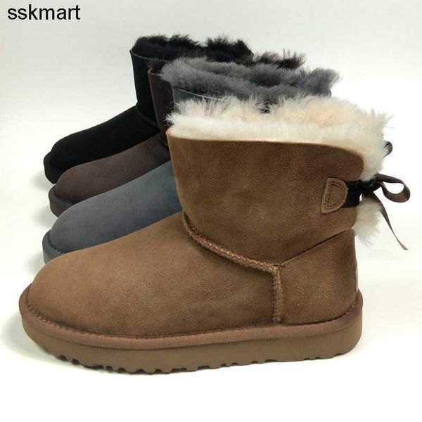 australia boots designer aus real fur integrated snow women's short ribbon flat soled thickened wool shoes winter essentials, Black
australia boots designer aus real fur integrated snow women's short ribbon flat soled thickened wool shoes winter essentials, Black