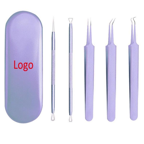 mp048 5pcsset stainless steel blackhead remover needles acne pimple tweezer accept private label logo oem comedone extractor
mp048 5pcsset stainless steel blackhead remover needles acne pimple tweezer accept private label logo oem comedone extractor