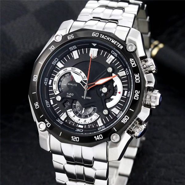 iced out watch 550 sport quartz calendar men's watch steel band folding buckle large dial waterproof world time oak series, Slivery;brown
iced out watch 550 sport quartz calendar men's watch steel band folding buckle large dial waterproof world time oak series, Slivery;brown