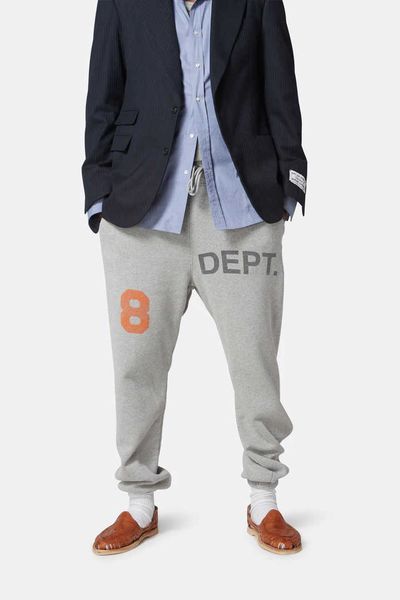 pants trendy brand glleryes designer dept alphanumeric printed elastic terry for men women, Black
pants trendy brand glleryes designer dept alphanumeric printed elastic terry for men women, Black