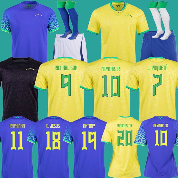 22 23 brazils raphinha soccer jerseys rodrygo 2022 brasil vinicius neymar j r antony g. jesus richarlison shirt .paqueta t. silva casemiro, Black;yellow
22 23 brazils raphinha soccer jerseys rodrygo 2022 brasil vinicius neymar j r antony g. jesus richarlison shirt .paqueta t. silva casemiro, Black;yellow
