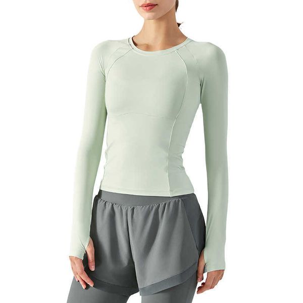 lu-345 raglan sleeve sports women's long sleeve yoga shirt thin slim fit quick drying t-shirt fitness suit gym clothes, White
lu-345 raglan sleeve sports women's long sleeve yoga shirt thin slim fit quick drying t-shirt fitness suit gym clothes, White