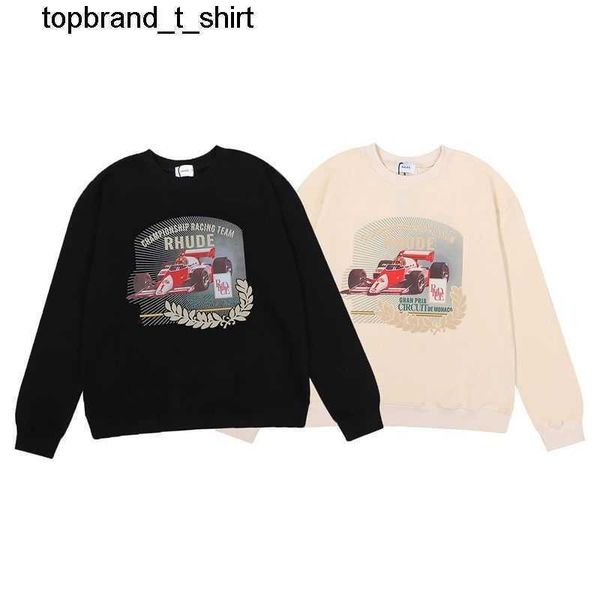 men's hoodies designer sweatshirts fashion rhude racing loose casual printed neck sweater men women streetwear hoodie, Black
men's hoodies designer sweatshirts fashion rhude racing loose casual printed neck sweater men women streetwear hoodie, Black