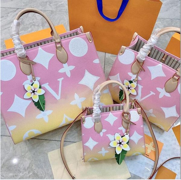 luxurious designers gradient on the go bags tote women totes speedy shoulder composite bag lady handbag mummy rainbow color shopping handbag 
luxurious designers gradient on the go bags tote women totes speedy shoulder composite bag lady handbag mummy rainbow color shopping handbag
