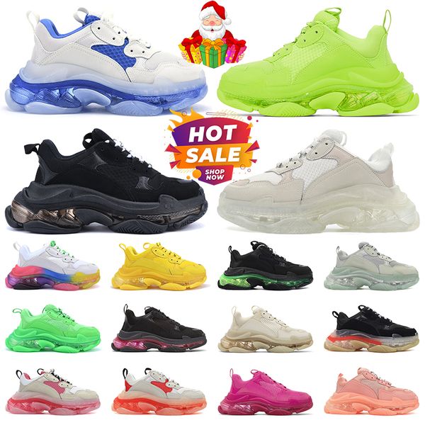 triple s sneaker clear sole casual shoes 17fw platform men women black white blue red green yellow bred mens trainer sneakers
triple s sneaker clear sole casual shoes 17fw platform men women black white blue red green yellow bred mens trainer sneakers