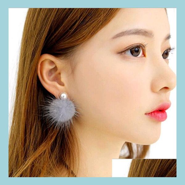 charm korea fashion jewelry women imitation pearl double sided sable hair ball back hanging earrings charms stud for sale gift drop d dhnis, Golden
charm korea fashion jewelry women imitation pearl double sided sable hair ball back hanging earrings charms stud for sale gift drop d dhnis, Golden