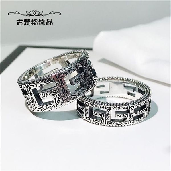 70% off designer jewelry double g square hollow out ring 925 silver fashion trend carved pattern for men and women lovers271h
70% off designer jewelry double g square hollow out ring 925 silver fashion trend carved pattern for men and women lovers271h