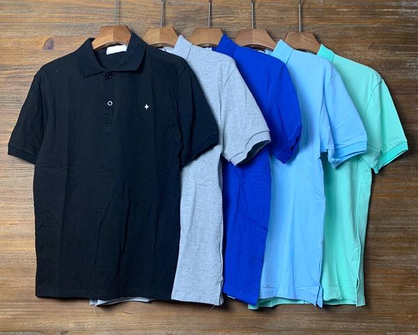 men's polos 2023 stone summer men trendy collection polo t shirts compass badge island cotton women shirts style casual classic shirt p, White;black
men's polos 2023 stone summer men trendy collection polo t shirts compass badge island cotton women shirts style casual classic shirt p, White;black