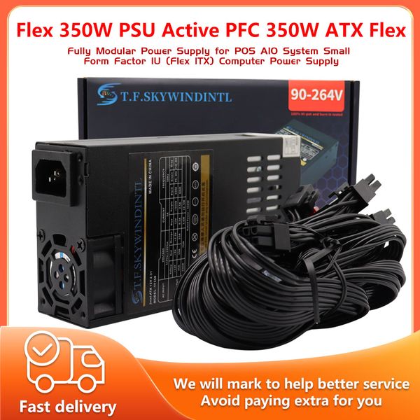 new full mod 1u 350w power supply for atx 12v supporting gpu flex nas small psu 110v 220v
new full mod 1u 350w power supply for atx 12v supporting gpu flex nas small psu 110v 220v