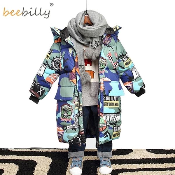 down coat jacket for boys brand hooded winter jackets graffiti camouflage parkas for teenagers thick long kids clothes 221110, Blue;gray
down coat jacket for boys brand hooded winter jackets graffiti camouflage parkas for teenagers thick long kids clothes 221110, Blue;gray