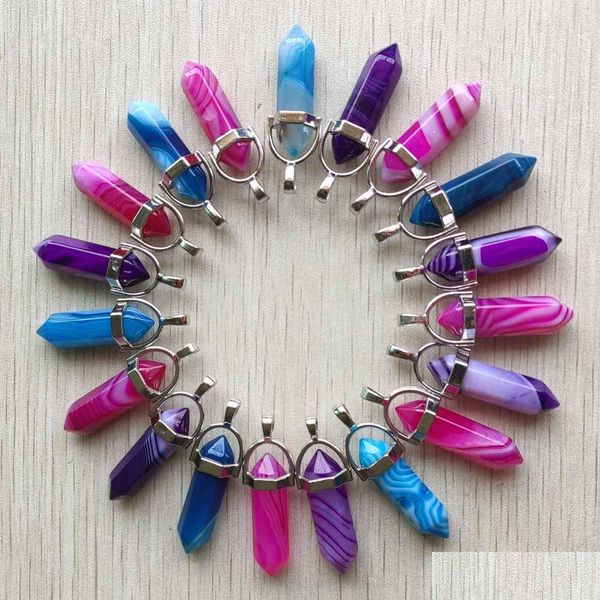 pendant necklaces striped agate point pendum pendant blue rose purple healing crystal reiki charms for necklace jewelry making drop dhnkm, Silver
pendant necklaces striped agate point pendum pendant blue rose purple healing crystal reiki charms for necklace jewelry making drop dhnkm, Silver