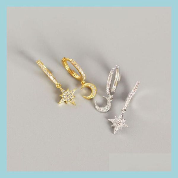 charm asymmetrical moon star charm earrings 925 sterling sier hoop earring ear studs jewellery for female white/gold drop delivery je dhbc8, Golden
charm asymmetrical moon star charm earrings 925 sterling sier hoop earring ear studs jewellery for female white/gold drop delivery je dhbc8, Golden