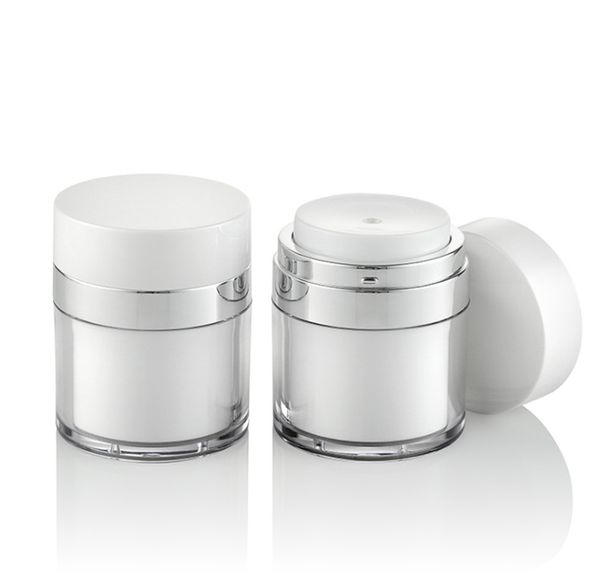 100pcs 50g cosmetic jar bottle acrylic cream refillable cans vacuum bottles press style cream jars vials airless container
100pcs 50g cosmetic jar bottle acrylic cream refillable cans vacuum bottles press style cream jars vials airless container