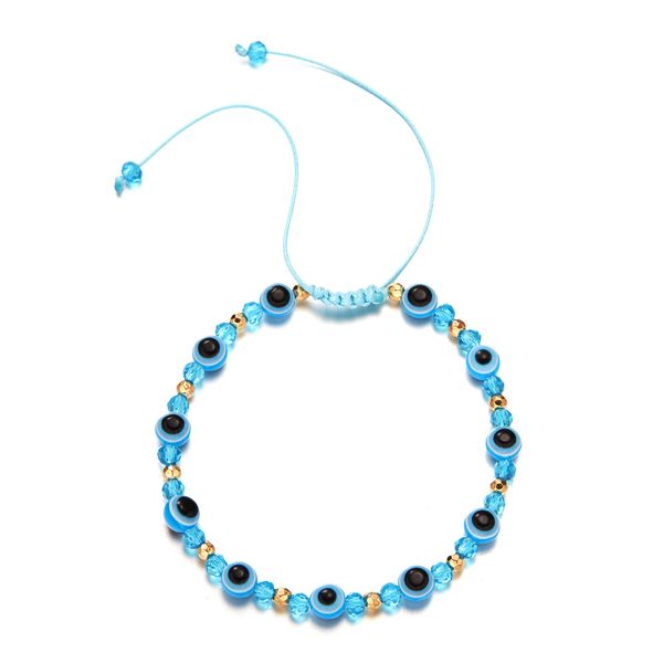 fashion turkish evil blue eye beads bracelet braided rope chain colorful crystal beads bracelets for women handmade jewelry gifts, Golden;silver
fashion turkish evil blue eye beads bracelet braided rope chain colorful crystal beads bracelets for women handmade jewelry gifts, Golden;silver