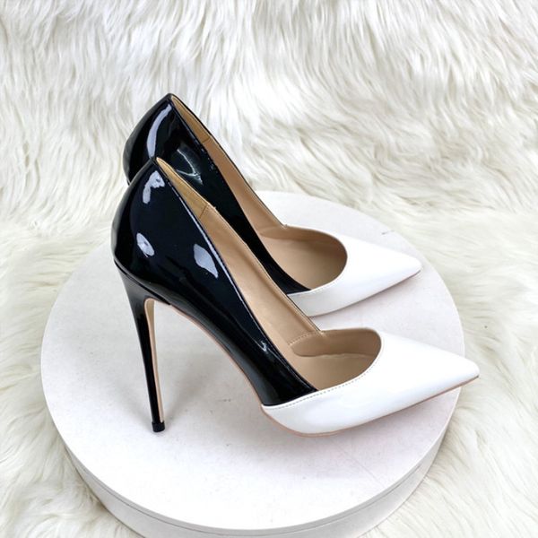black and white color matching high heels shoes brand red bottoms pointed toe stiletto slip on female pumps casual dress shoes for women spl
black and white color matching high heels shoes brand red bottoms pointed toe stiletto slip on female pumps casual dress shoes for women spl