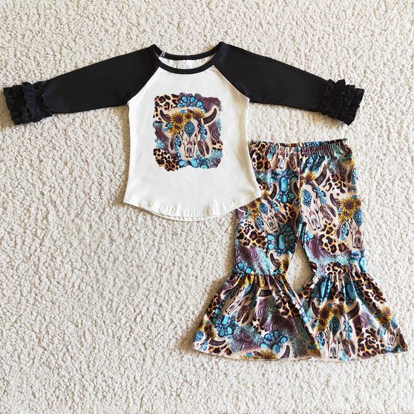wholesale children clothing set cow print fashion baby girl clothes long sleeve bell bottom outfit milk silk kids boutique outfits, White
wholesale children clothing set cow print fashion baby girl clothes long sleeve bell bottom outfit milk silk kids boutique outfits, White