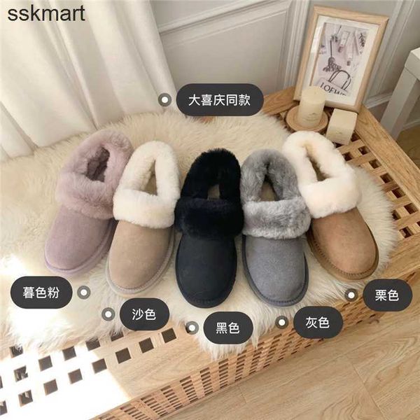 australia boots nomreugg snow boots women's sheepskin fur integrated short tube winter thickened cotton shoes, Black
australia boots nomreugg snow boots women's sheepskin fur integrated short tube winter thickened cotton shoes, Black