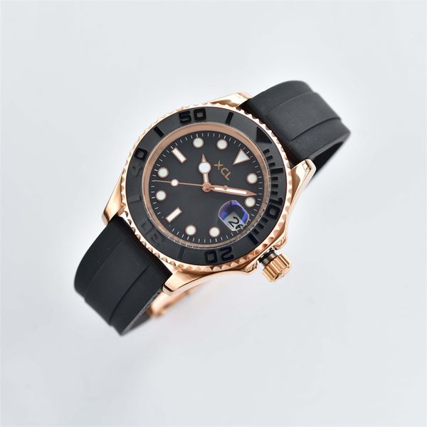 men stainless 904l steel watches mens watch ceramic bezel yacht 41mm automatic movement designer mechanical master wristwatches montre de lu, Slivery;brown
men stainless 904l steel watches mens watch ceramic bezel yacht 41mm automatic movement designer mechanical master wristwatches montre de lu, Slivery;brown
